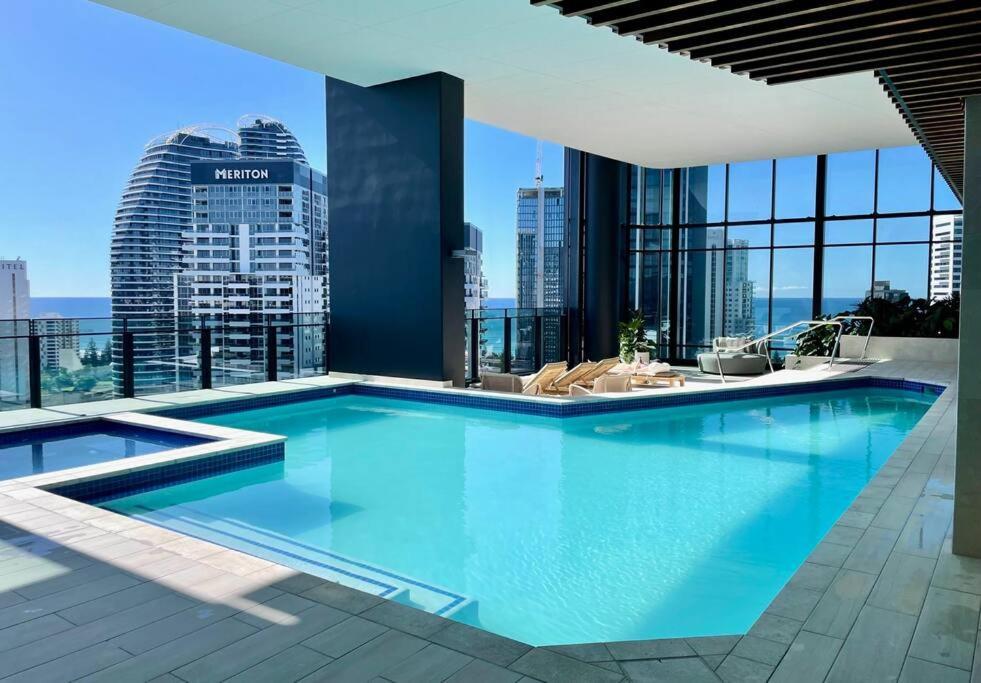 New Impressive 180° River View 1 Bed Apt With Pool 47F Apartment Gold Coast Exterior photo